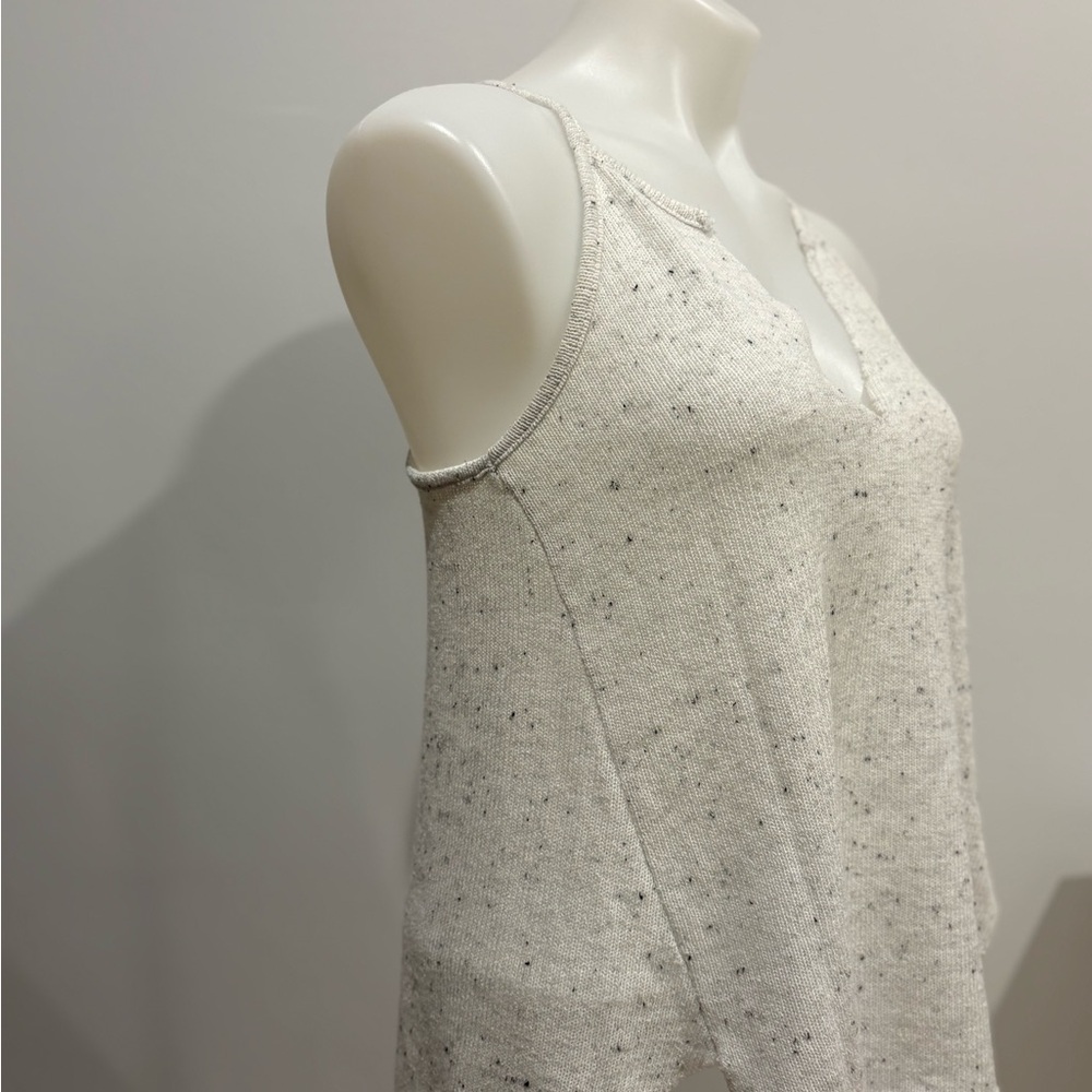 Urban Outfitters Speckled Cream Knit Tank Top